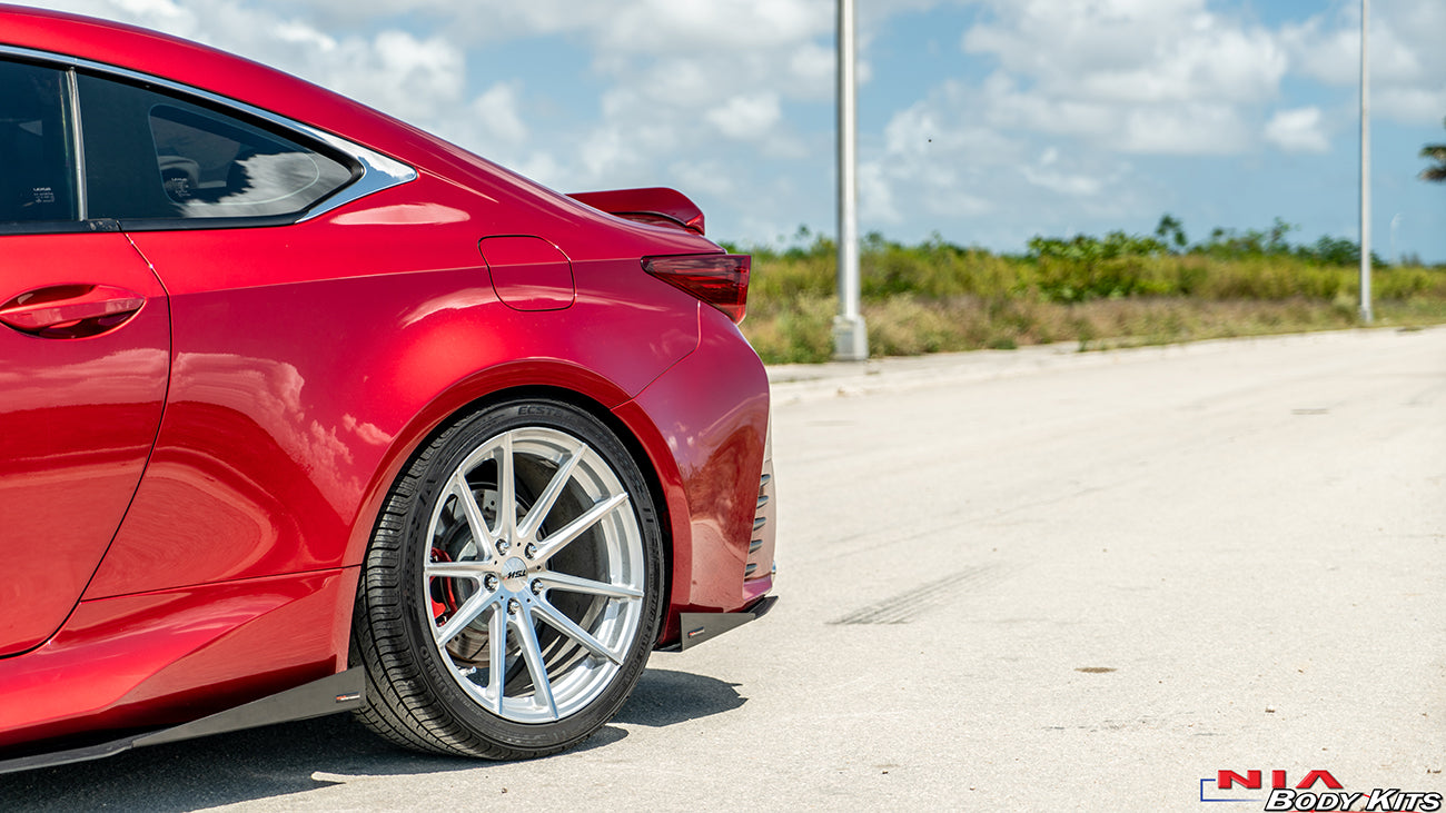 Lexus RC NIA Sleek Rear Spats 2015-2018