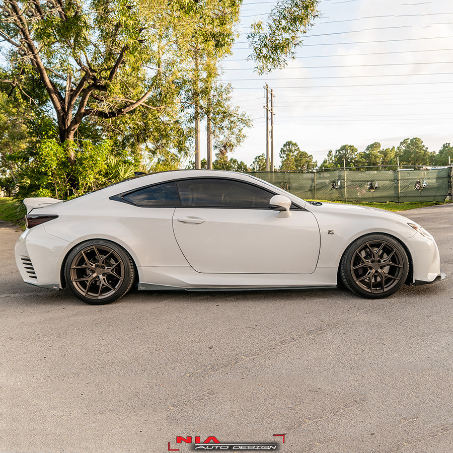 Lexus RC NIA Side Skirts Sleek Splitter 2015-2018