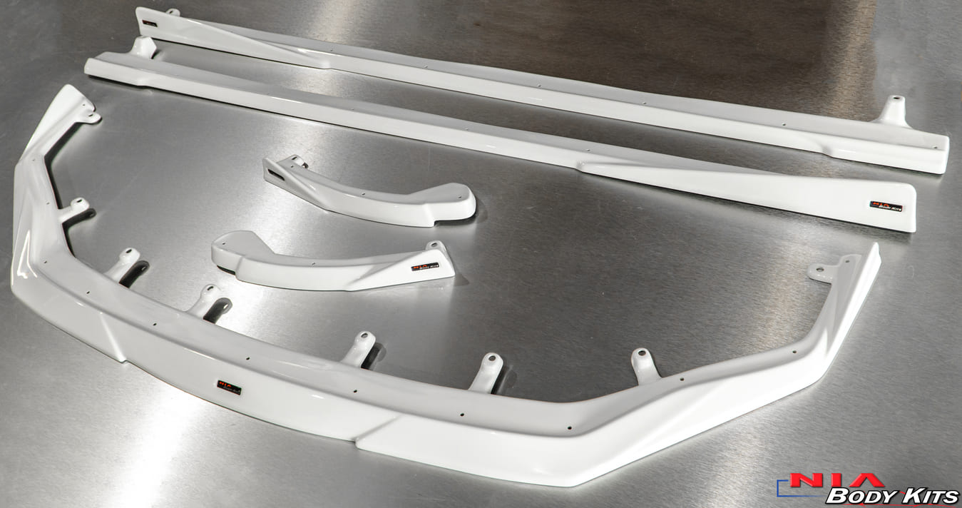 Lexus RC-F NIA Full Splitter Body Lip Kit (5pcs-Front, Sides, Rear) 2020-2025