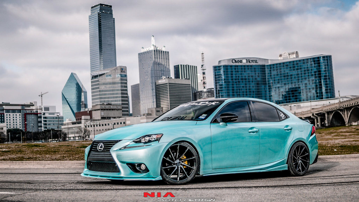 Lexus IS NIA Side Skirts Splitter Lip Base model (2014-20)
