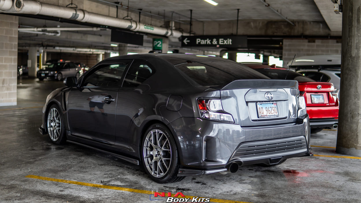 Scion tC NIA Rear Lip Spats body kit 2014-2016