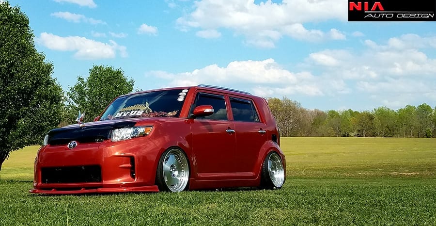 scion xb 2001 2012 2013 2014 2015 2016 nia front splitter kit