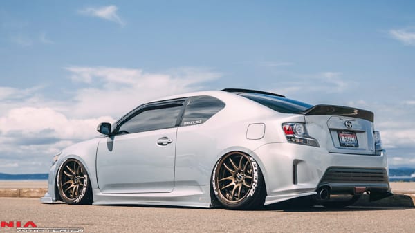 Scion tC NIA Rear Lip Spats body kit 2014-2016