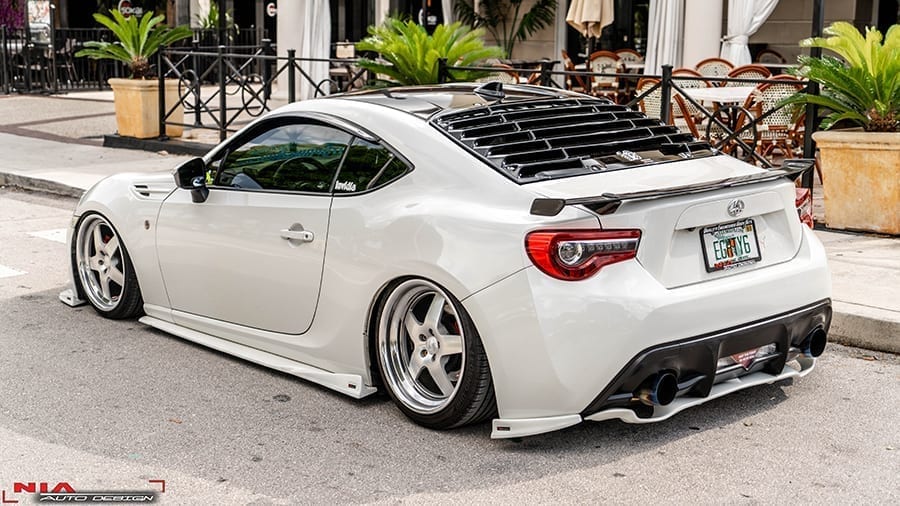 Subaru BRZ NIA Rear Lip Spats 2017-2020