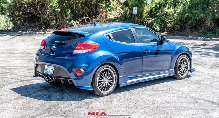 hyundai veloster side splitters side skirts
