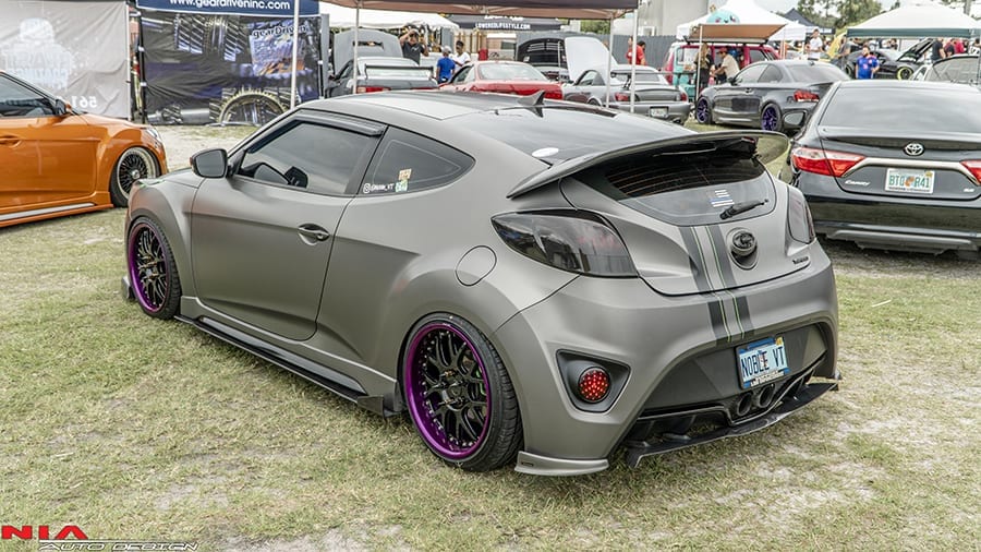 Hyundai Veloster Turbo NIA Rear Lip Spats 2011-18