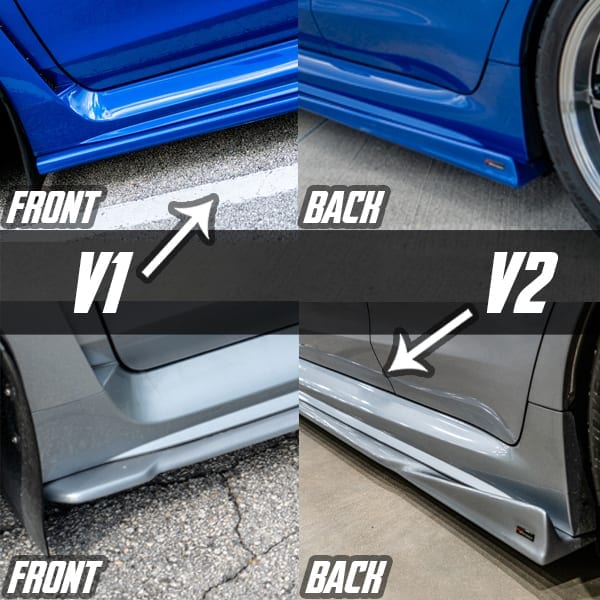 Subaru WRX Full Lip Splitter Body Kit (Front, Sides, Rears) 2015-2021