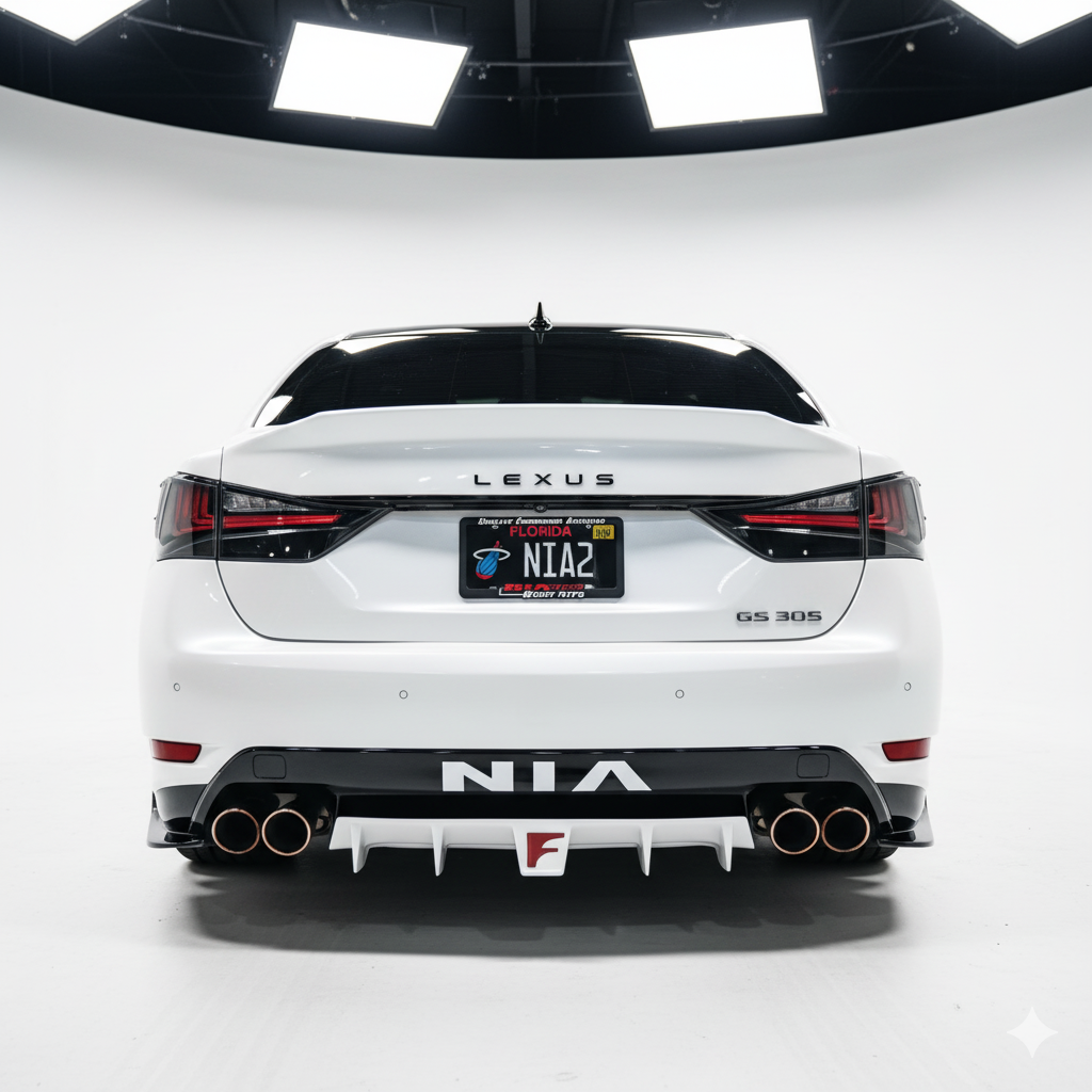 Comparison of Lexus aftermarket 2021 items to the Lexus Factory Stock ...