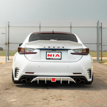 Lexus RC NIA Diffuser Bumper Extension 2015-18 w/ Optional Brake Light