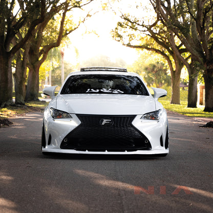 NIA Front Splitter Lip Kit for: Lexus RC Front (2015-18)