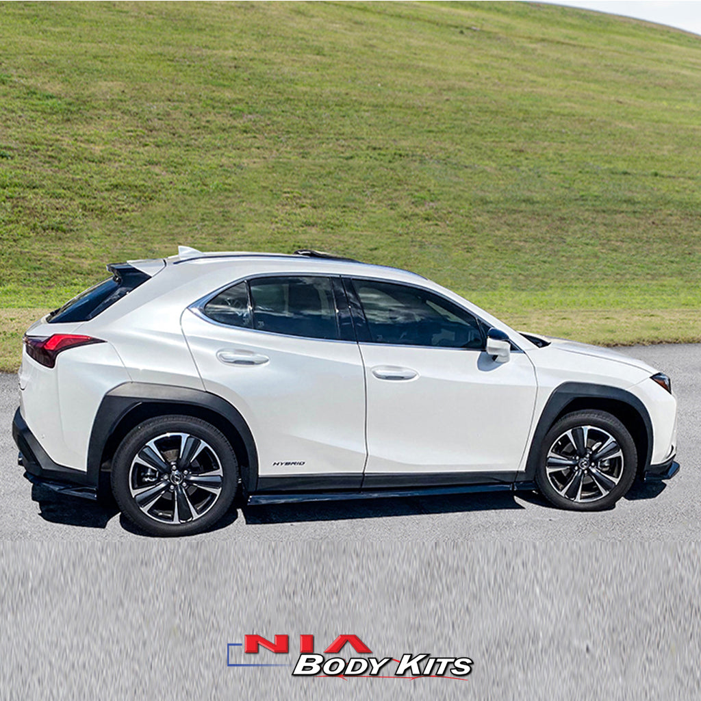 NIA Body Kits upgrades your Lexus UX200, UX250h, UX300e an aggressive stance without altering the factory design. Contact us at www.niaautodesign.com