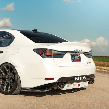 Lexus GS-F NIA Diffuser Bumper Extension w/ Optional Brake Light (2016-20)