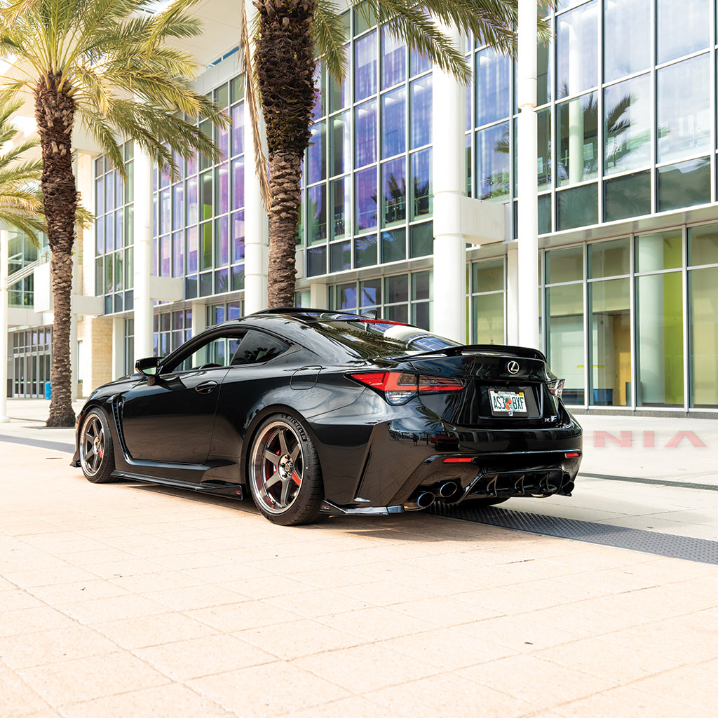 Lexus RC-F NIA Rear Bumper Lip Spats 2020-2025 – Nia Body Kits