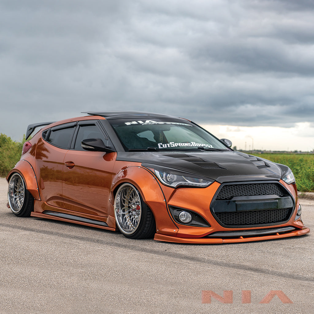 Hyundai Veloster Turbo Front NIA Lip Splitter Kit 2011-18