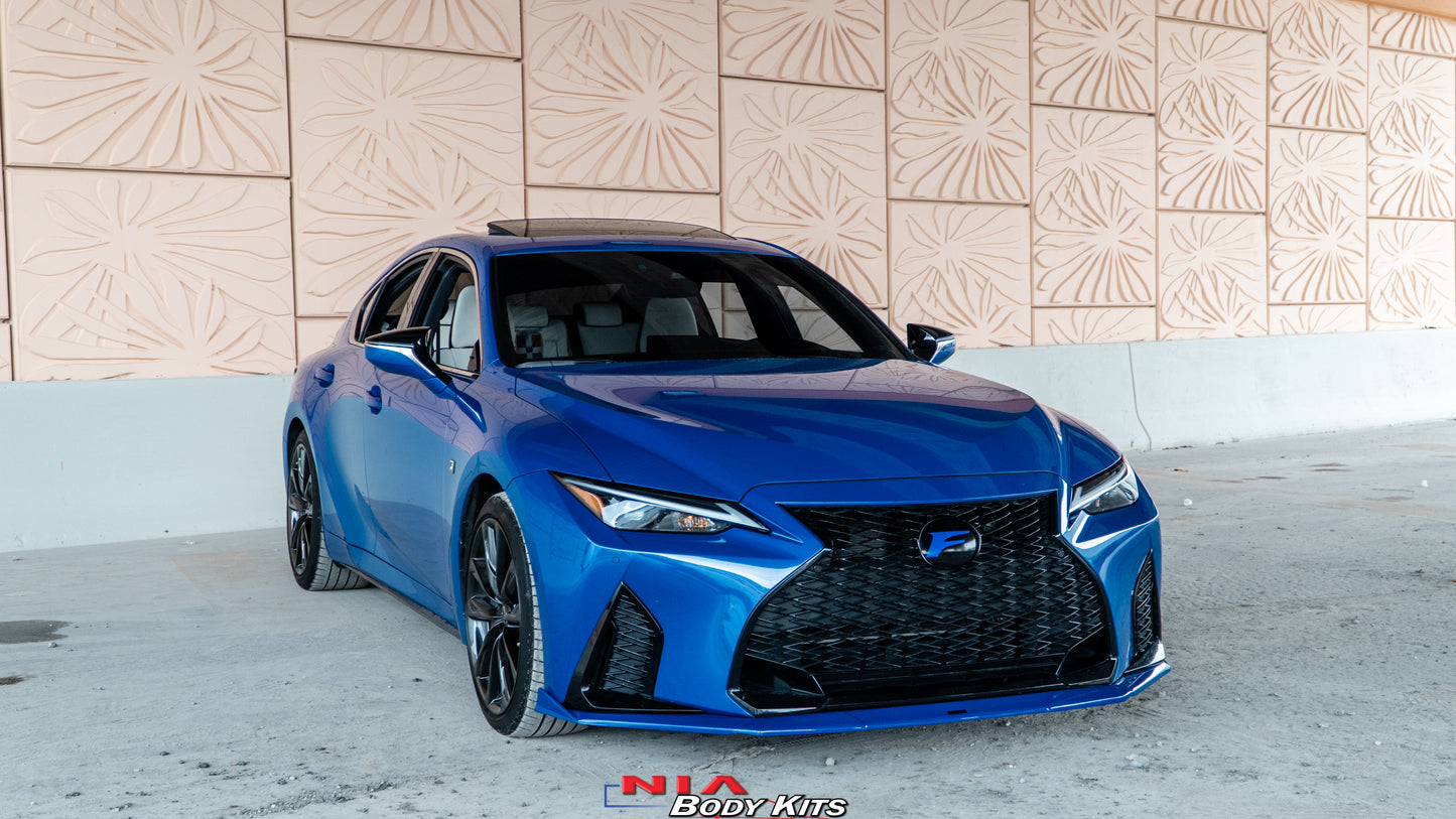 Lexus IS300, IS350, F-Sport Front bumper NIA Splitter Lip Body Kit (2021-2025)