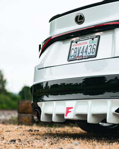 Lexus IS300 IS350 Diffuser Bumper Extension 2021-25 w/ Optional Brake Light