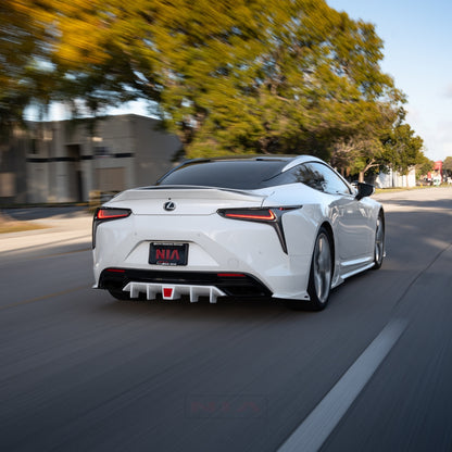 Lexus LC 500 NIA Full lip Body Kit 6pcs (Front Splitter, Side Skirt Rockers, Rear Apron Spats, Diffuser Bumper Extension) 2018-2025 in ABS