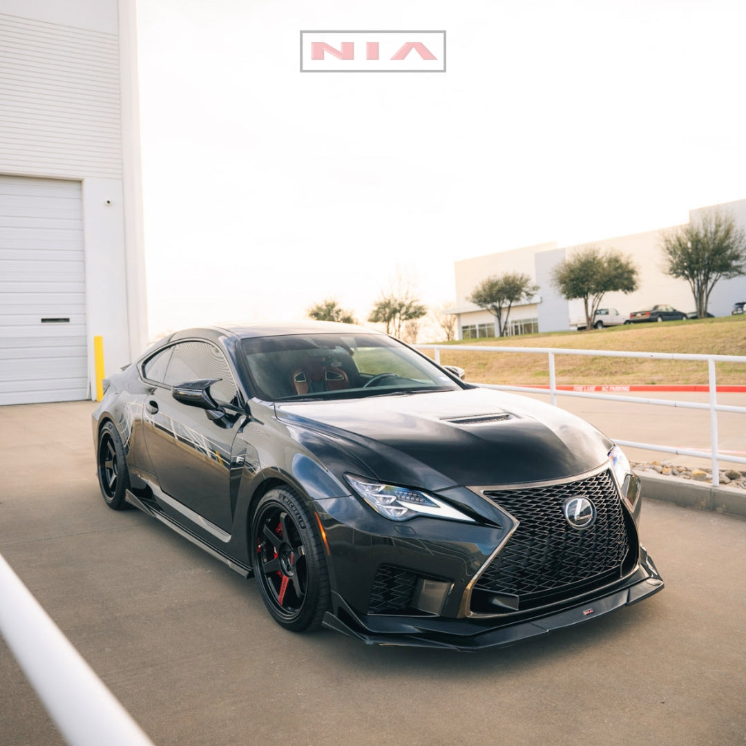 Lexus RC-F NIA Side Skirt Splitter lip body kit (2020-2025 Lexus RC-F NIA Side Skirt Splitter lip body kit (2020-2025