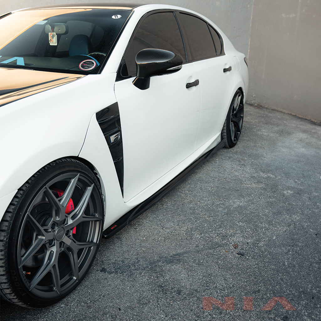 Lexus GS-F NIA Side Skirts splitter lip body kit (2016-20)