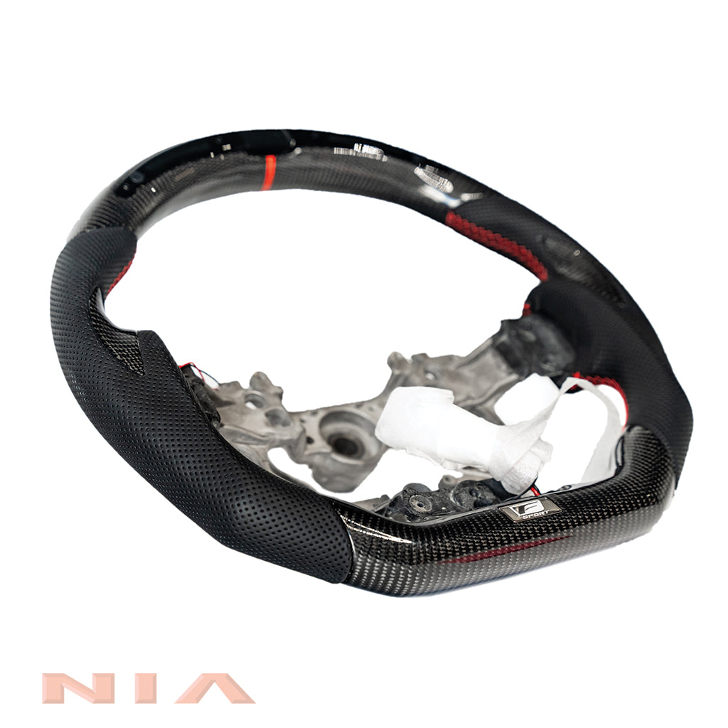 Lexus IS 2021-2024 Carbon Fiber Steering Wheel With Inserts