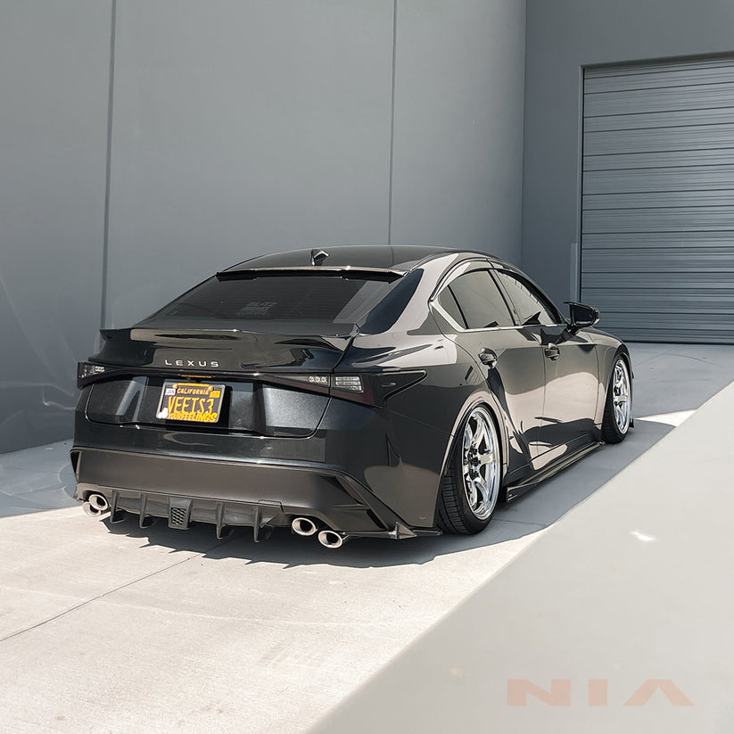 Lexus IS Base Model, F-sport, IS500 NIA Rear Duck Bill Trunk Spoiler V2 2021-2025 in ABS