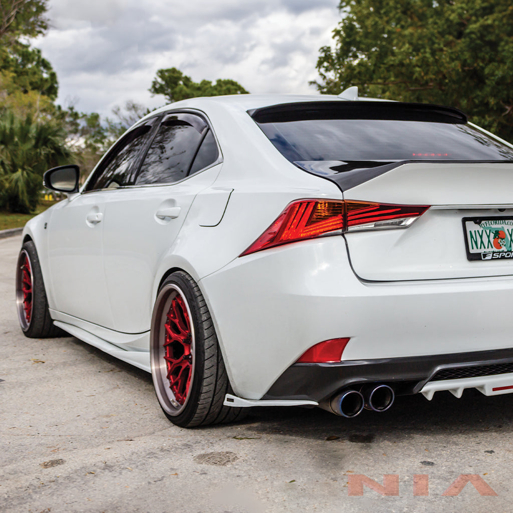 Lexus IS300 IS350 IS200T Rear Spats NIA Splitter Lip Body Kit 2017-2020