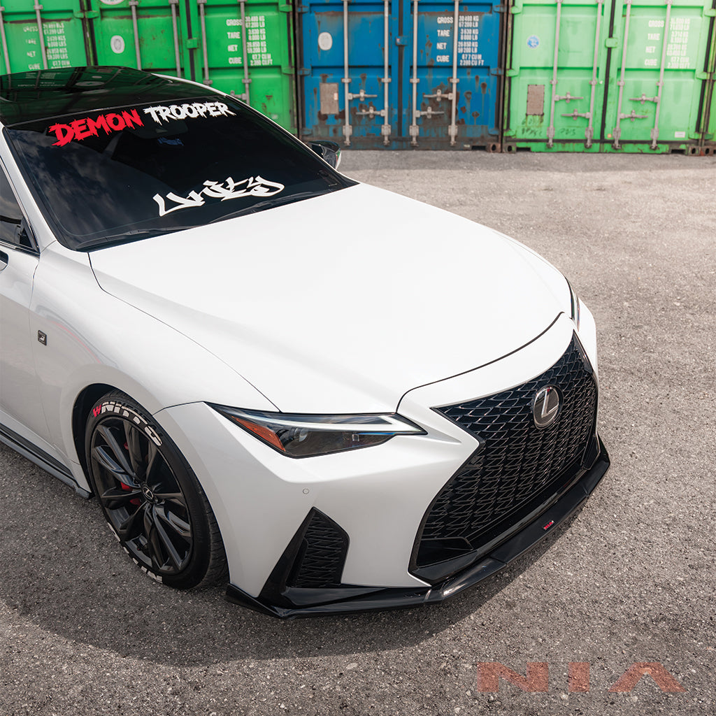 Lexus IS300, IS350, F-Sport Front bumper NIA Splitter Lip Body Kit (2021-2025)