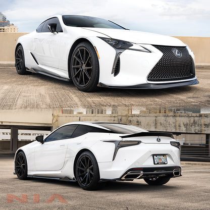 Lexus LC 500 Full NIA Splitter Lip Body Kit+Spoiler 2018-25 (6 pcs) (*Spoiler Is NOT Compatible with Convertibles)