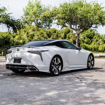 Lexus LC 500 NIA Rear Bumper Spat Splitter Extensions 2018-25