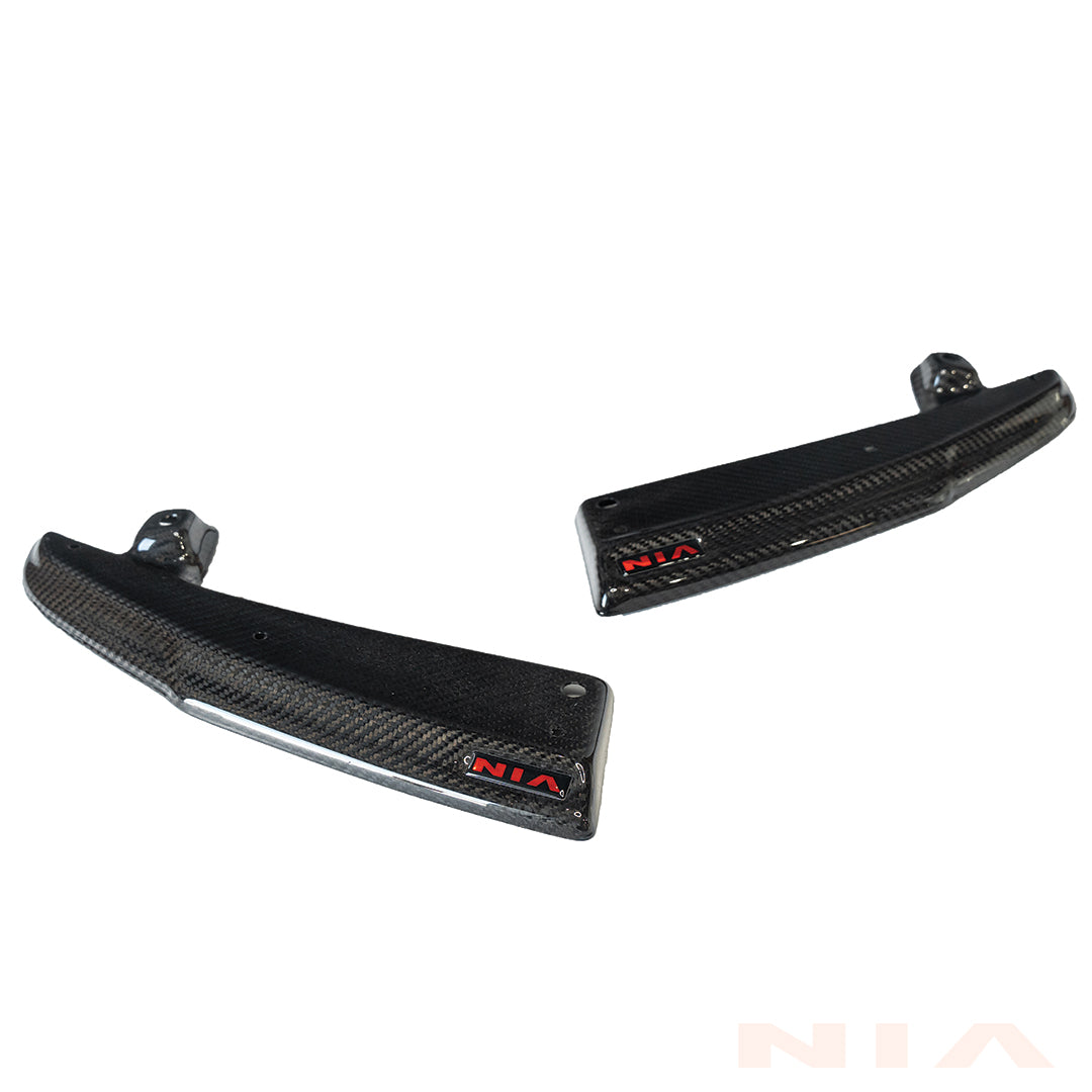 Lexus LC 500 NIA Rear Bumper Spat Splitter Extensions 2018-25