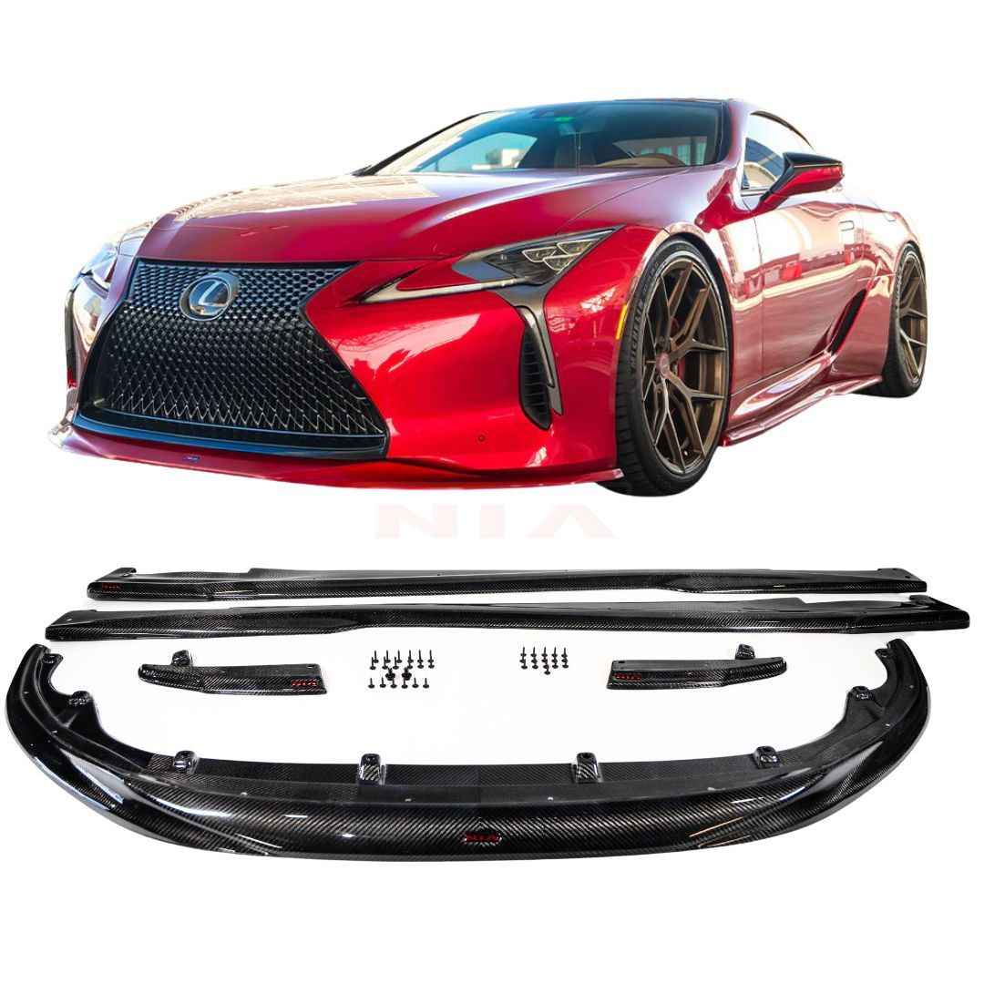 Lexus LC 500 Full NIA Splitter Lip Body Kit 2018-25 (5pcs)