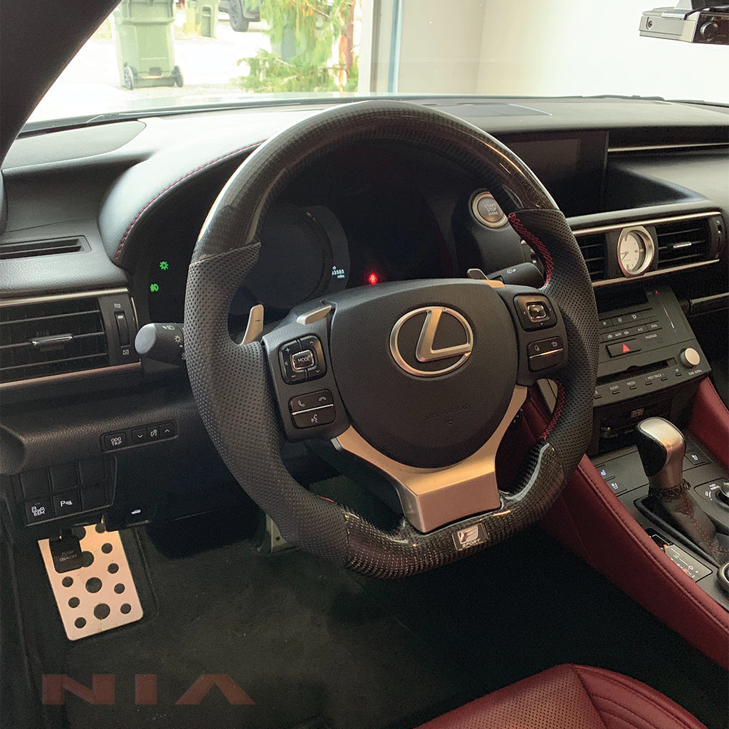 Lexus RC 2015-2018 Carbon Fiber Steering Wheel