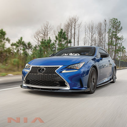 NIA Front Splitter Lip Kit for: Lexus RC Front (2015-18)