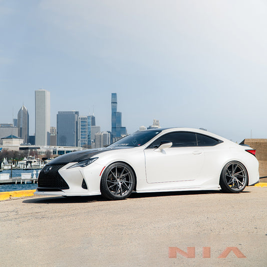 Lexus RC 300, 350 NIA Full Splitter lip bodyKit (5pcs- Front, Sides, Rears) 2019-2025