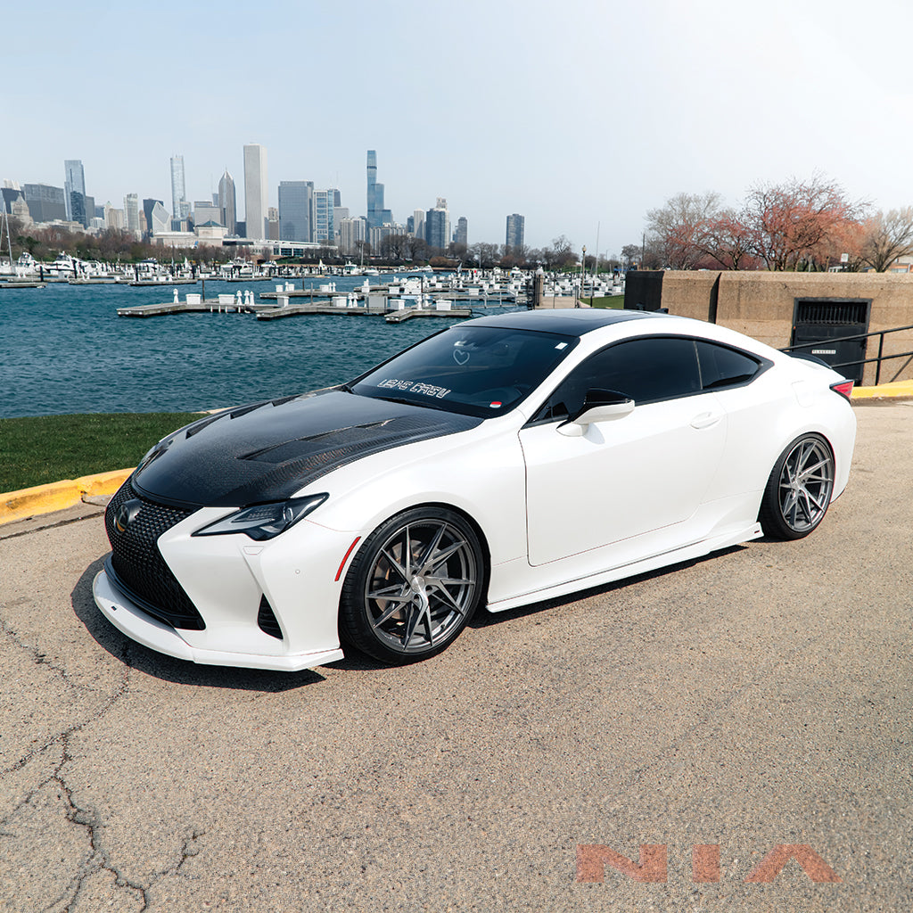 Lexus RC 300, 350 NIA Full Splitter Kit (5pcs- Front, Sides, Rears) 2019-2025