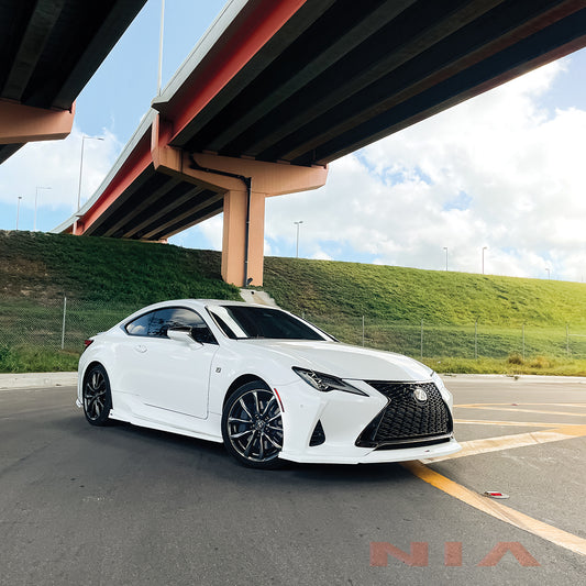 Lexus RC Front NIA Splitter lip body Kit 2019-2024 Fits RC 300 / 350 F-Sport and Non-F Sport (Base)
