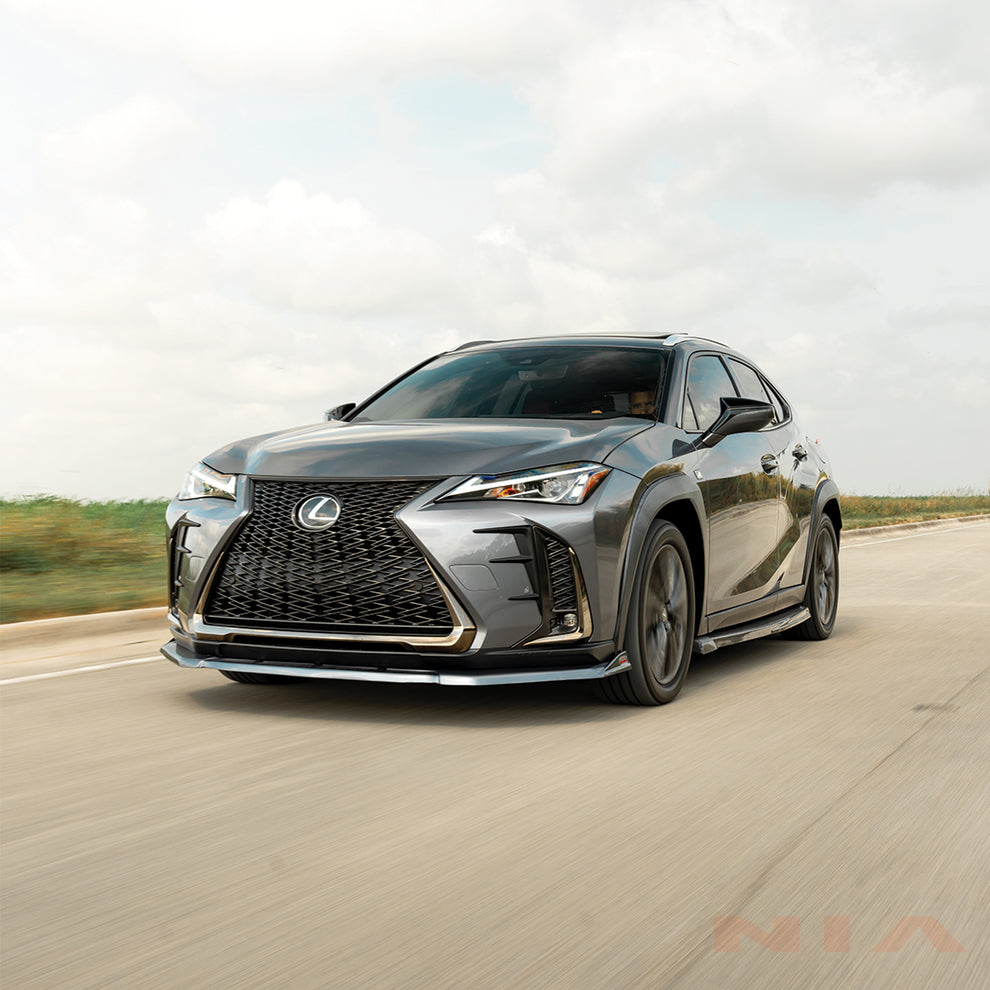 Lexus UX Base Model, F-Sport NIA Splitter Rear Apron Spats 2019-2025 in ABS main image 1