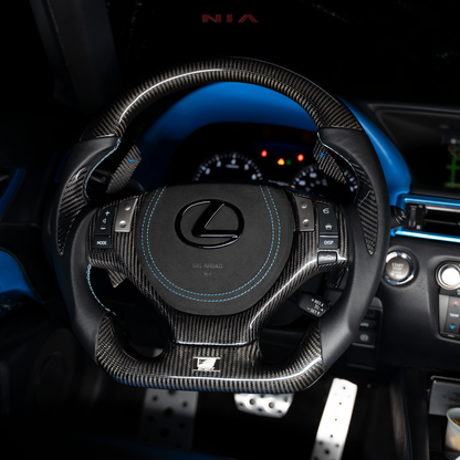 Lexus GS 2013-2015 Carbon Fiber Steering Wheel With Inserts