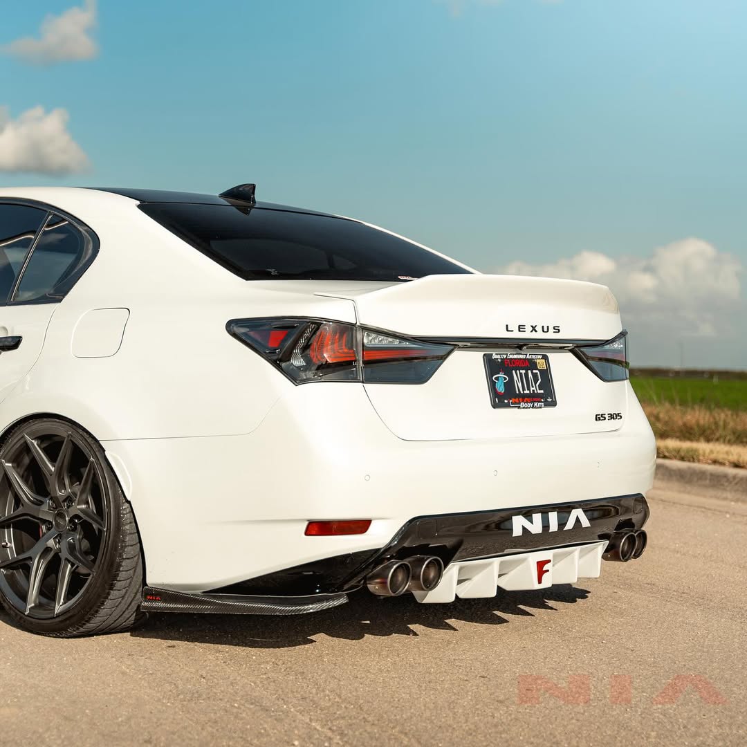 Lexus GS-F NIA Rear Lip Spats (2016-20)