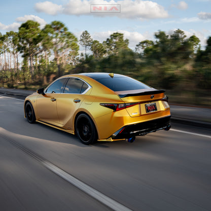 Lexus IS-300, IS-350, Base and F Sport Rear Spats NIA Splitter Lip Body Kit (2021-2025)