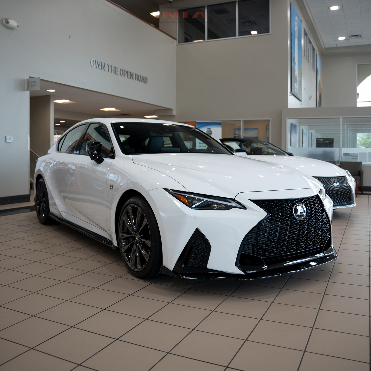 Lexus IS300 IS350 F-Sport Full Aero Splitter Lip Body Kit 5pcs (Front, Sides, Rears) 2021-2025