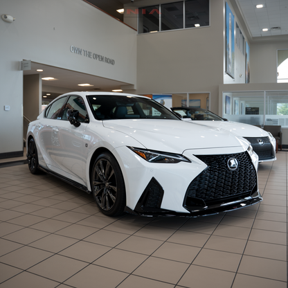 Lexus IS300 IS350 F-Sport Full Aero Splitter Lip Body Kit 5pcs (Front, Sides, Rears) 2021-2025