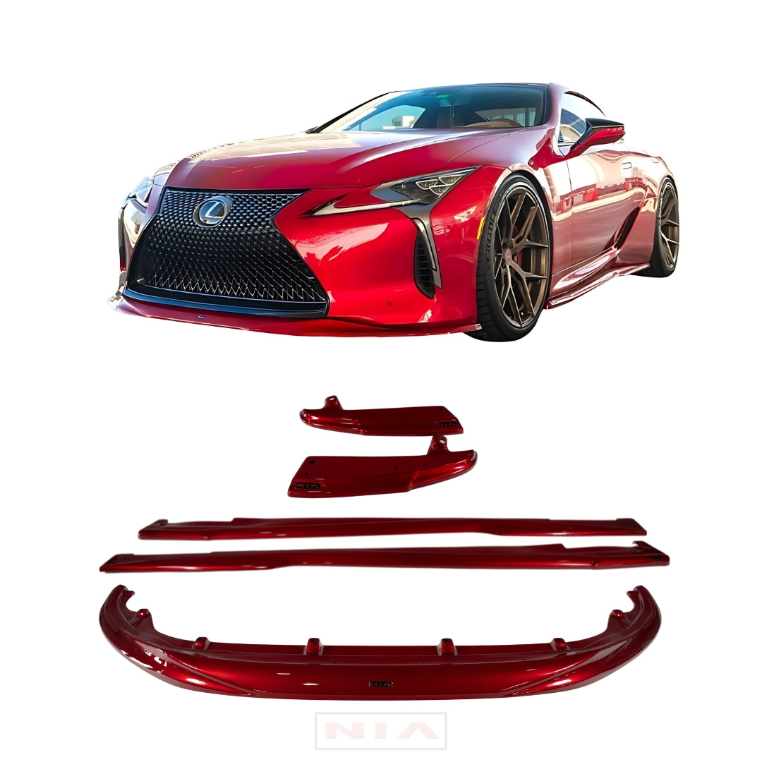 Lexus LC 500 Full NIA Splitter Lip Body Kit 2018-25 (5pcs)