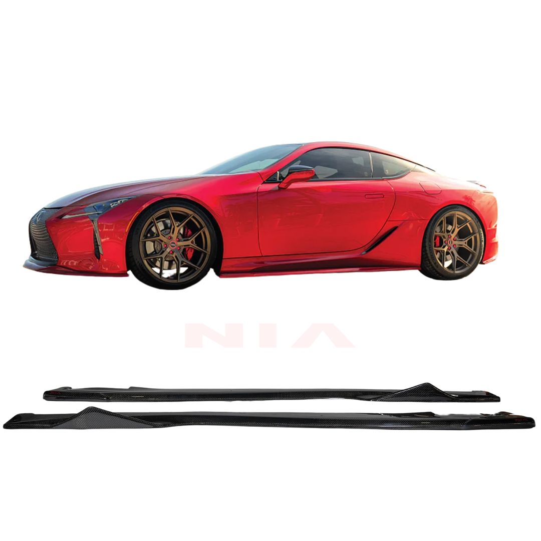Lexus LC 500 NIA Side Skirt 2018-2026 in ABS or Carbon Fiber