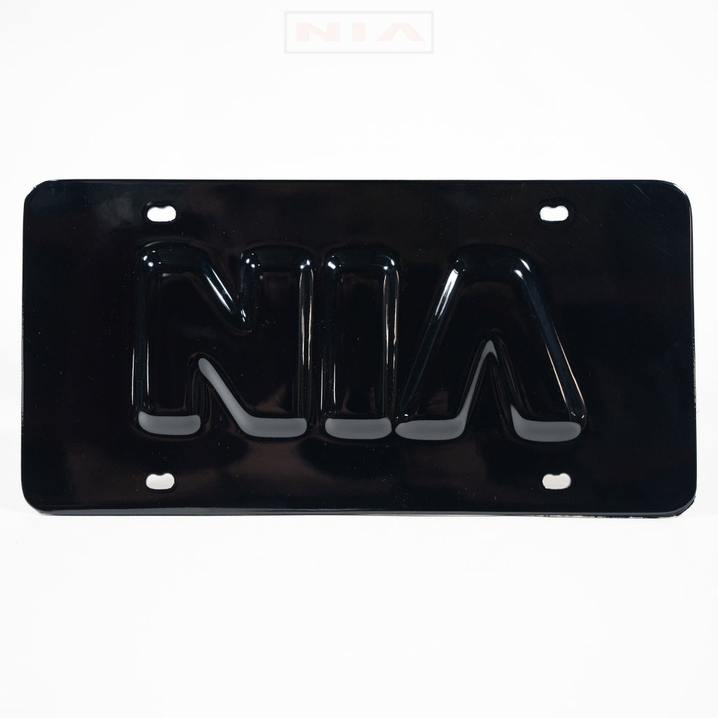 NIA License Plate