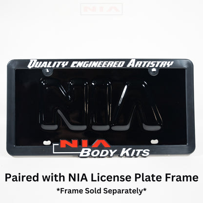 NIA License Plate