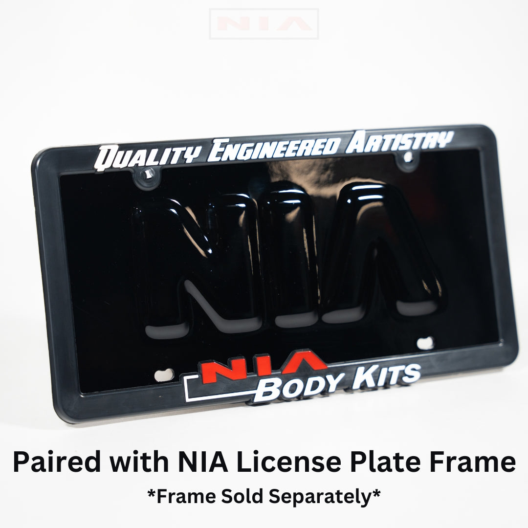 NIA License Plate