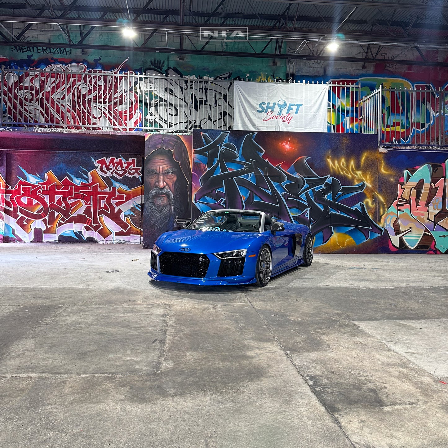 Audi R8 NIA Front Splitter Lip 2015-2019 in Carbon Fiber or ABS