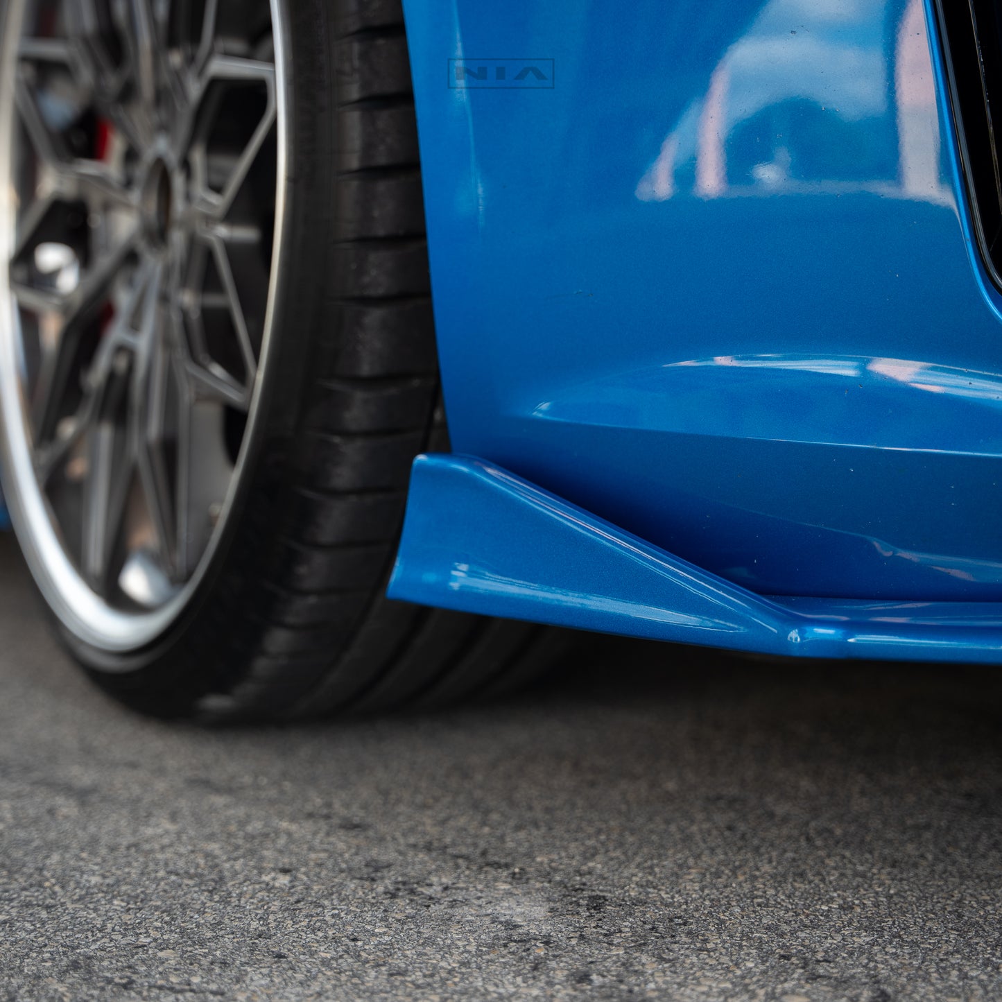 Audi R8 NIA Front Splitter Lip 2015-2019 in Carbon Fiber or ABS