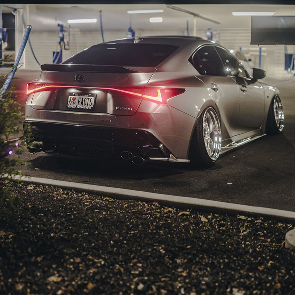 Lexus LC 500 NIA Rear Spats 2018-2026 in ABS or Carbon Fiber